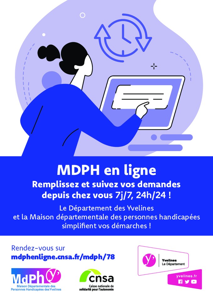 MDPH en ligne : le Département des Yvelines simplifie les dé ... Image 1