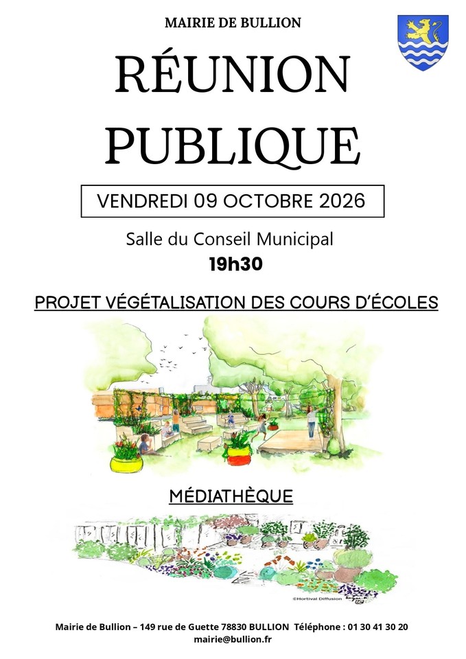 Réunion Publique - Végétalisation des cours d'école et média ... Image 1