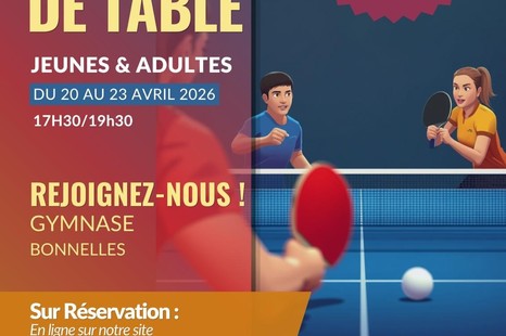 Stage tennis de table