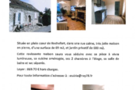 Logement communal à louer à Rochefort-en-Yvelines
