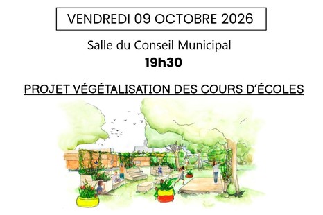 Réunion Publique - Végétalisation des cours d'école et média ...